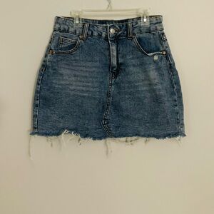 Wild Fable Blue Denim Mini Skirt